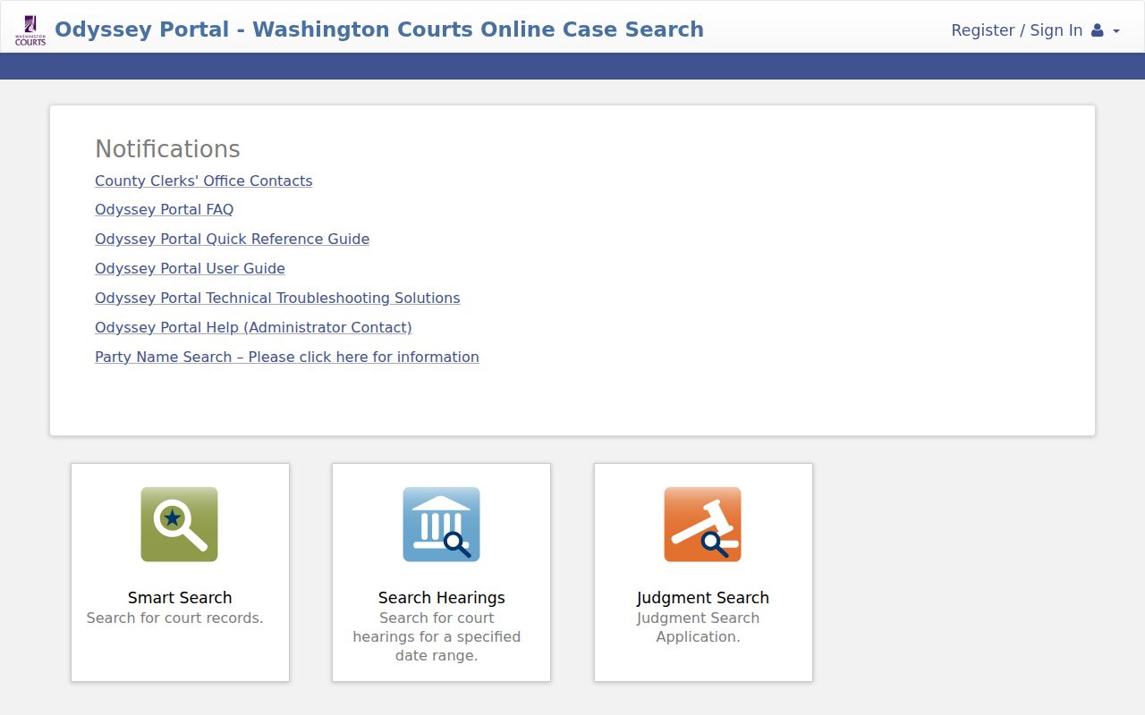 Thurston County residents directory court search
